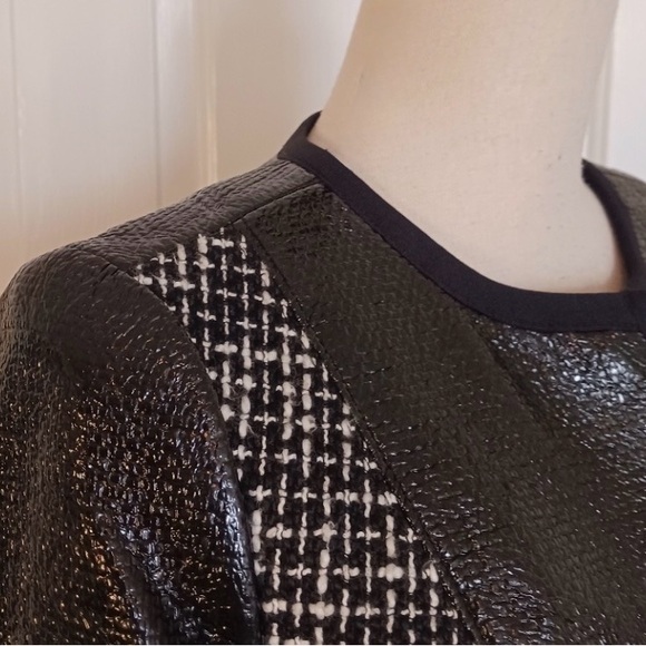 Tory Burch Daria Black Moto Jacket Blazer XS - Picture 10 of 15